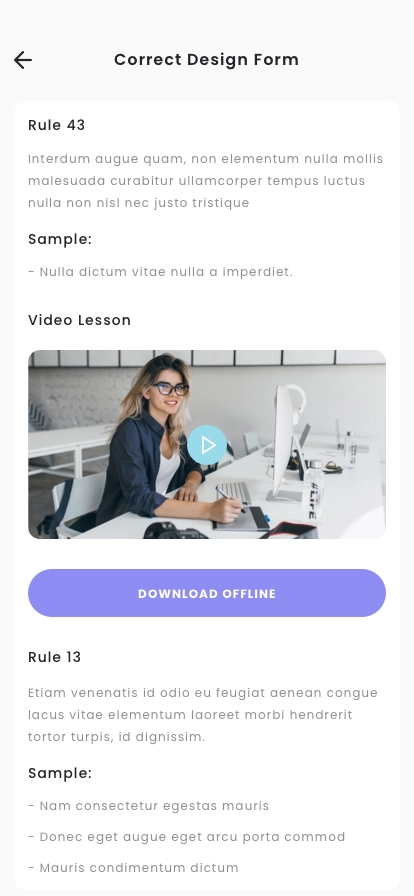 Online Course Mobile App UI Kit - Screenshot 4