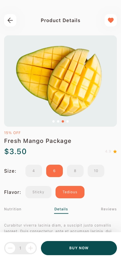Grocery Shop Mobile App UI Kit - Screenshot 5