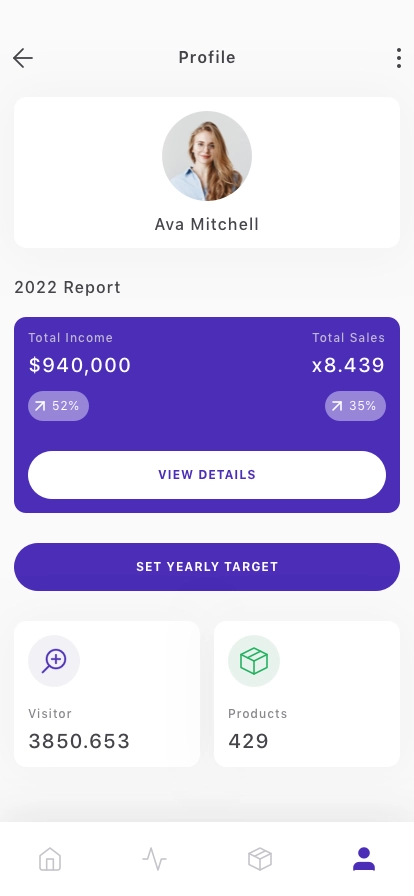 Sales Asistant Mobile App UI Kit - Screenshot 5