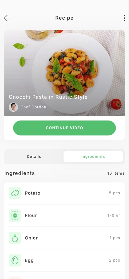 Food Recipes Mobile App UI Kit - Screenshot 2