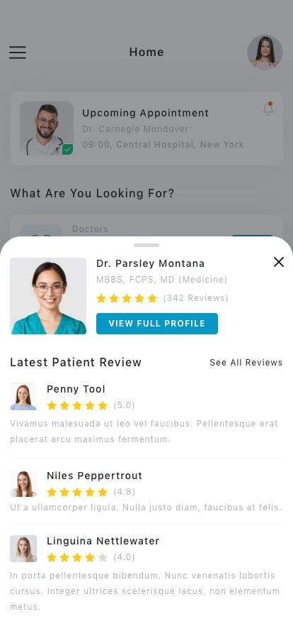 Medical App UI Kit - Screenshot 3