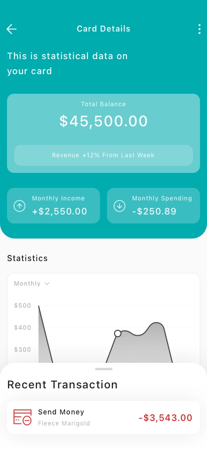 Online Banking Mobile App UI Kit - Screenshot 4
