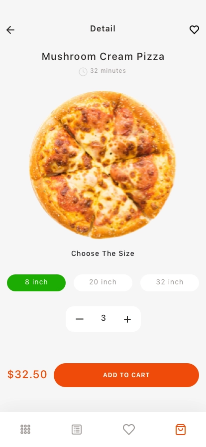 Pizza Delivery Mobile App UI Kit - Screenshot 5