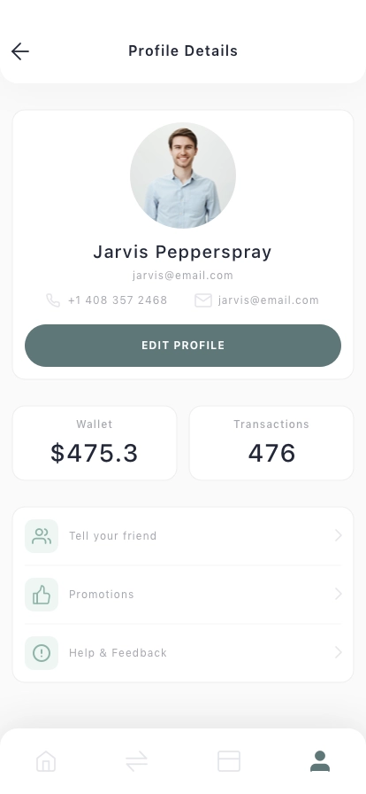 Banking & Money Transfer Mobile App UI Kit - Screenshot 3