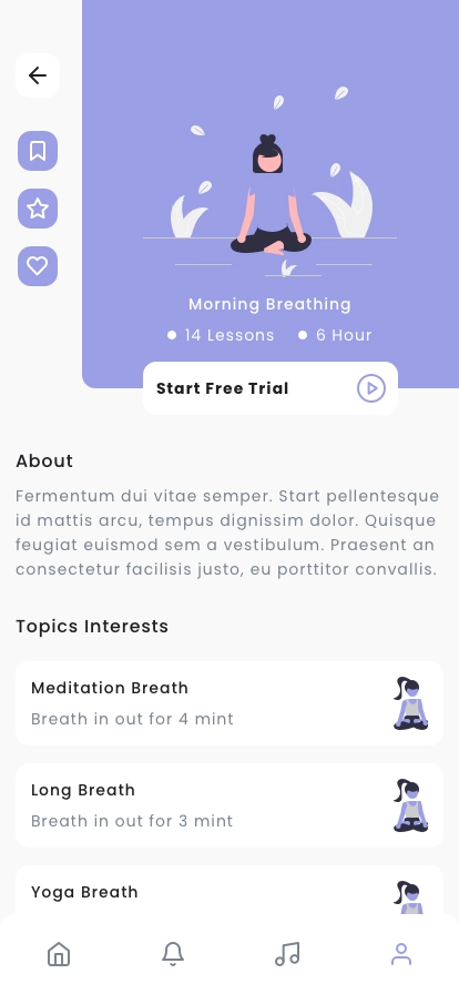 Meditation & Mindfulness App UI Kit for Figma, Sketch & XD | UIworkshop