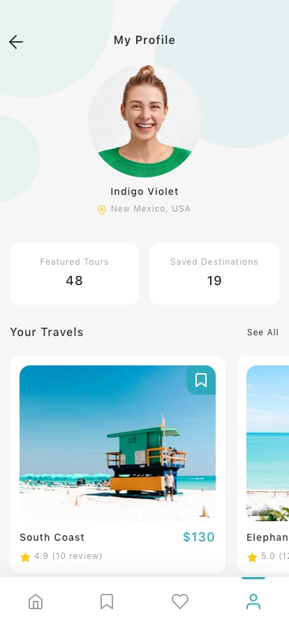 Travel Search Mobile App UI Kit - Screenshot 5