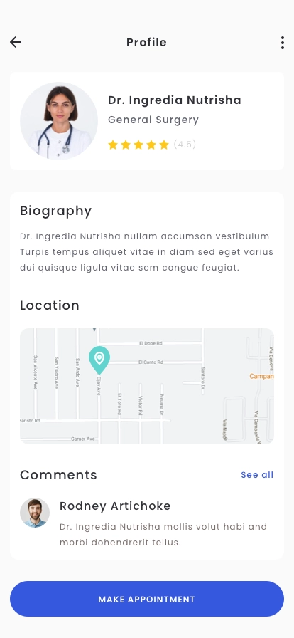 Medical App UI Kit - Screenshot 2