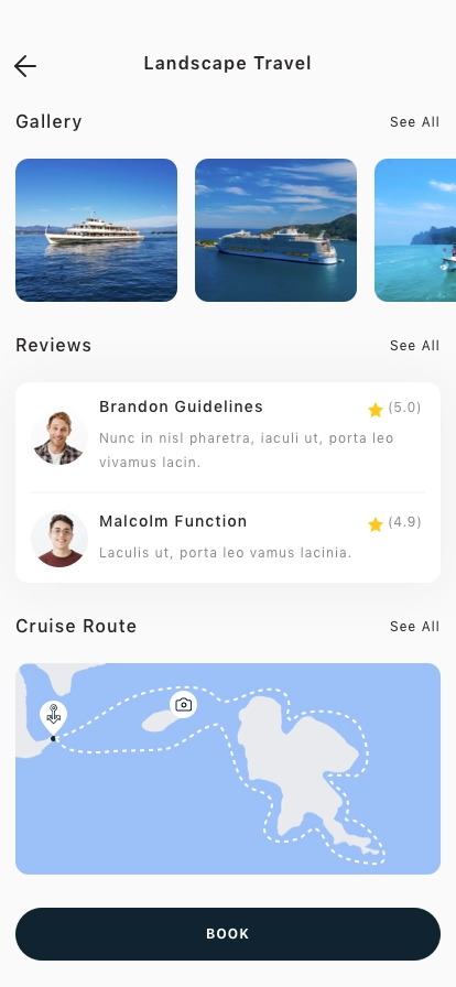 Trip & Travel Mobile App UI Kit - Screenshot 3