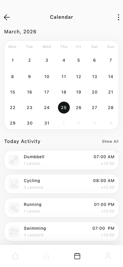 Fitness Tracking Mobile App UI Kit - Screenshot 4