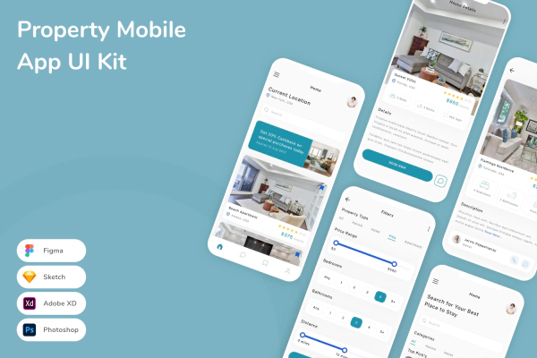 Property Mobile App UI Kit