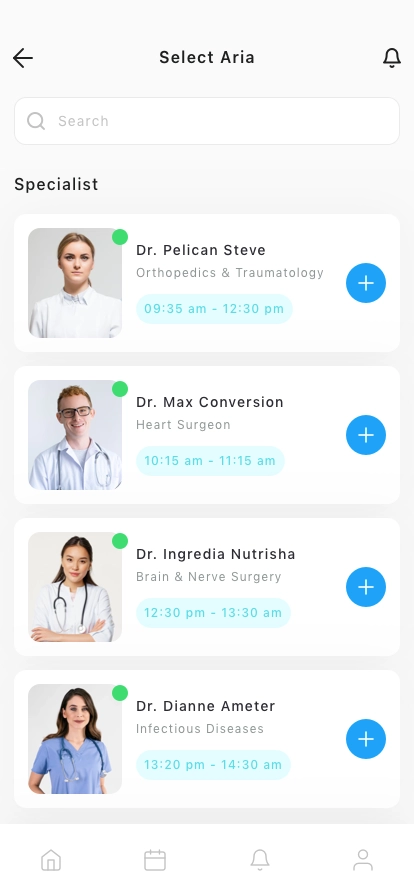 Doctor Appointment App UI Kit for Figma, Sketch & XD | UIworkshop