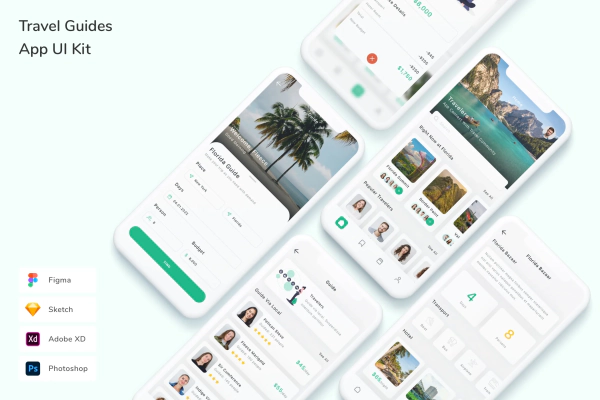 Travel Guides App UI Kit