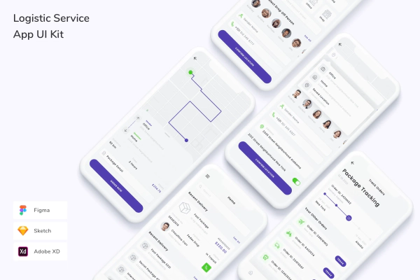 Logistic Service App UI Kit