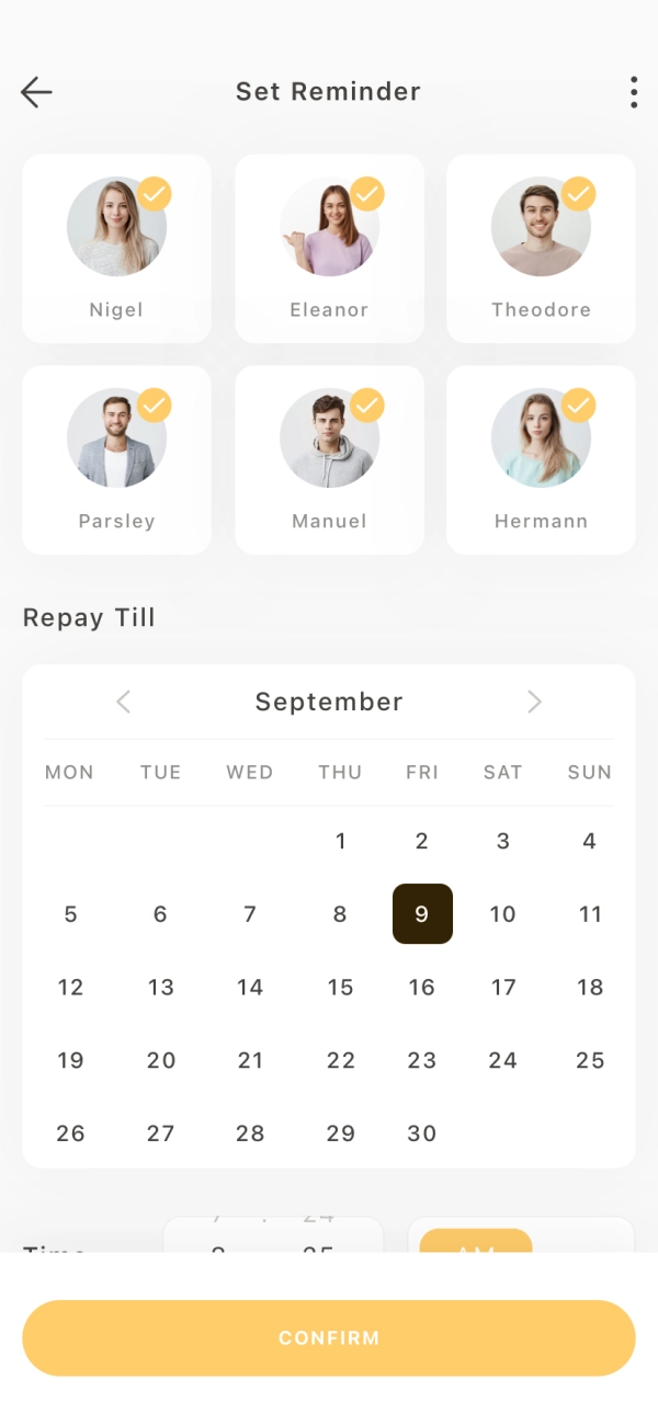 Bill Split Mobile App UI Kit - Screenshot 3