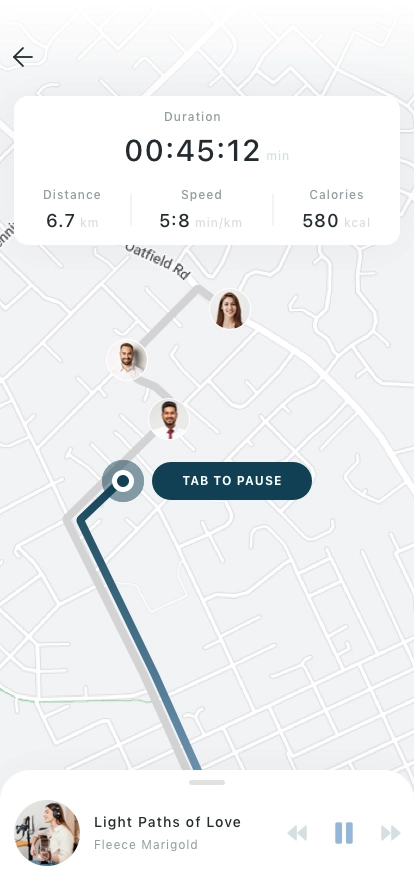 Run Monitor Mobile App UI Kit - Screenshot 3