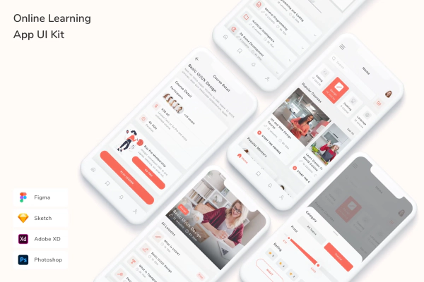 Online Learning App UI Kit