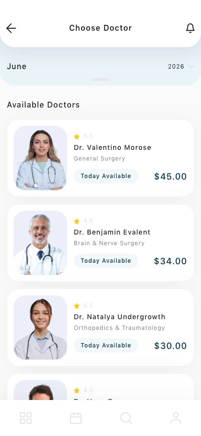 Medical Services Mobile App UI Kit - Screenshot 3