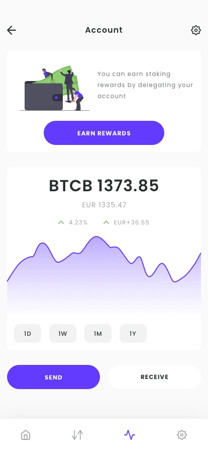 Cryptocurrency Staking Mobile App UI Kit - Screenshot 5