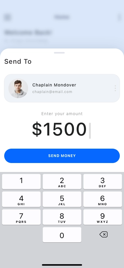 Money Transfer Mobile App UI Kit - Screenshot 3