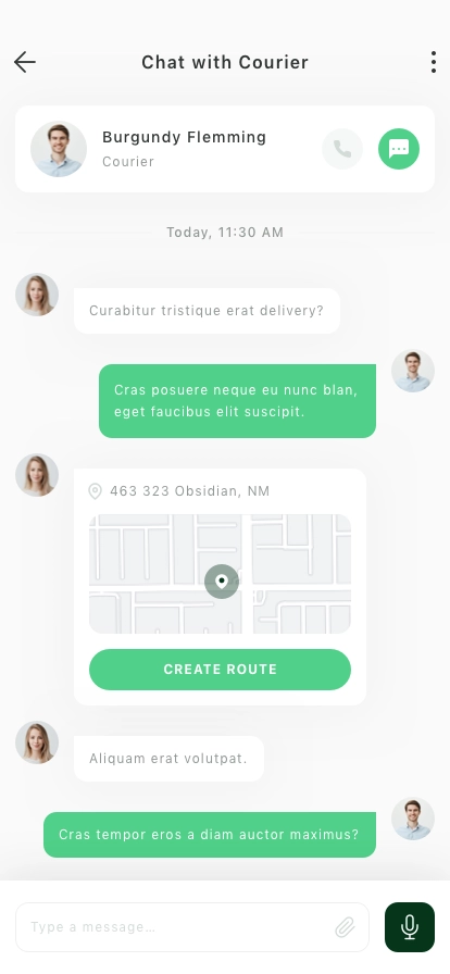 Delivery Tracker Mobile App UI Kit - Screenshot 5