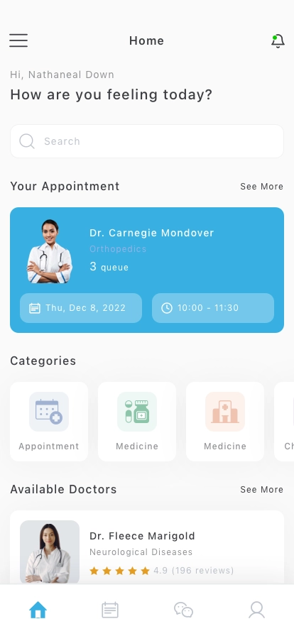 Medical Mobile App UI Kit - Screenshot 2