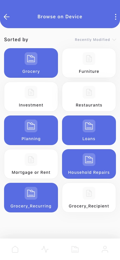 Budget Planning Mobile App UI Kit - Screenshot 2