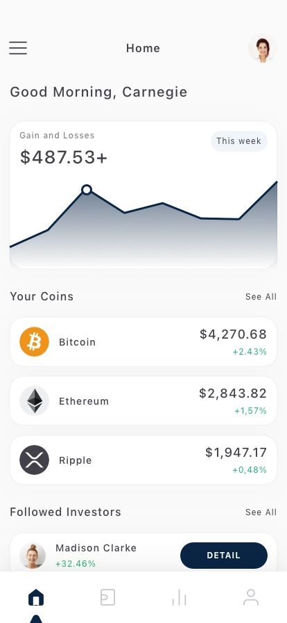 AI DeFi & Banking Mobile App UI Kit - Screenshot 3