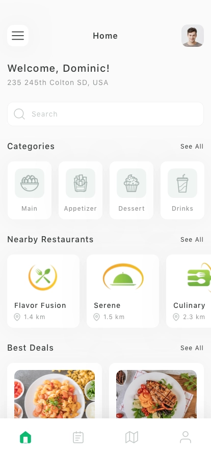 Food Delivery Mobile App UI Kit - Screenshot 1