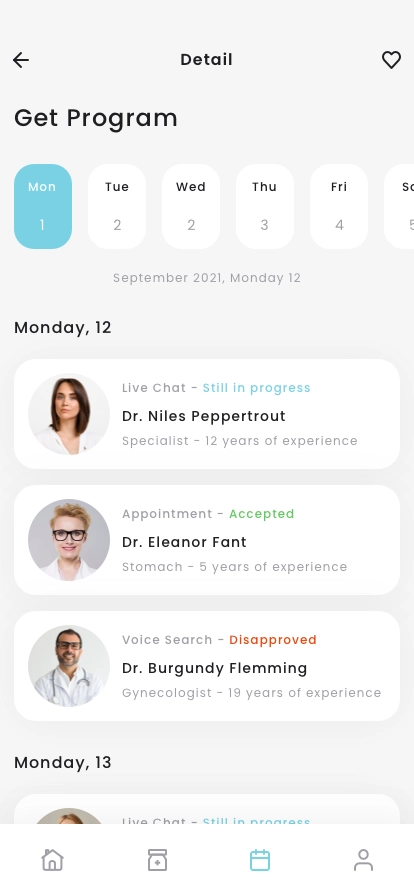 Medicine Reminder Mobile App UI Kit - Screenshot 2