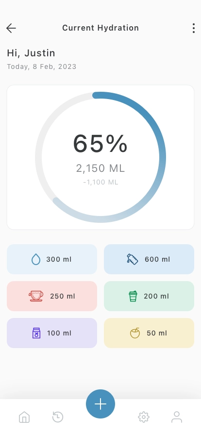 Hydration Reminder Mobile App UI Kit - Screenshot 5