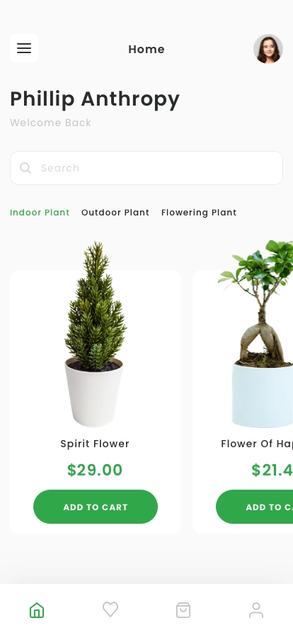 Plant Scanner & Shop App UI Kit - Screenshot 2