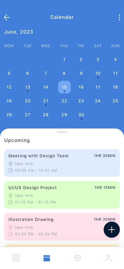 Work Planner Mobile App UI Kit - Screenshot 3