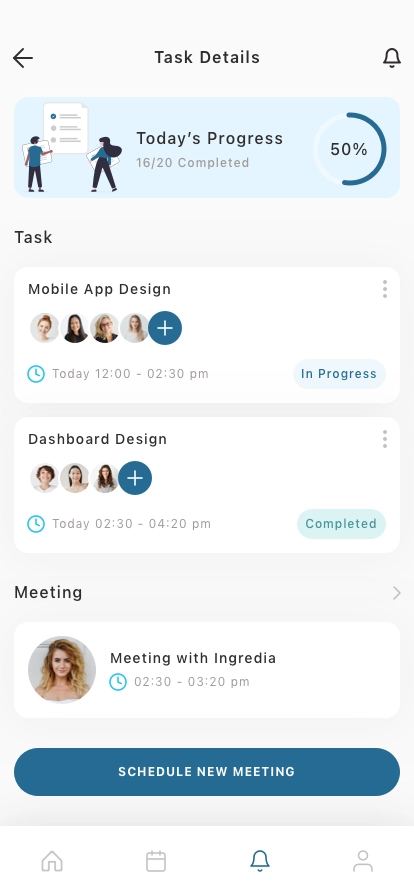 Acitivity Management Mobile App UI Kit - Screenshot 3