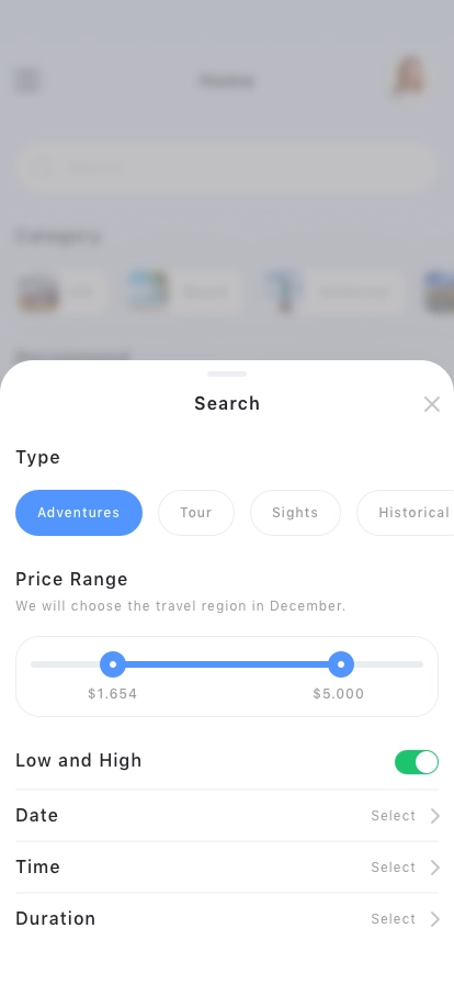 Travel Planner Mobile App UI Kit - Screenshot 2