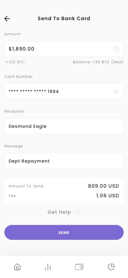 Crypto Investment Mobile App UI Kit - Screenshot 4