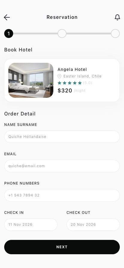 Travel Booking Mobile App UI Kit - Screenshot 3