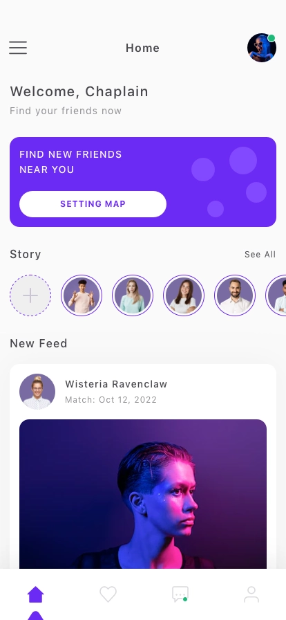 Social & Dating Mobile App UI Kit - Screenshot 1