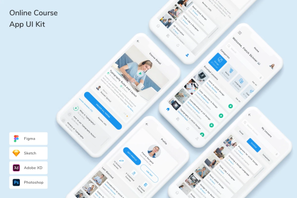 Online Course App UI Kit