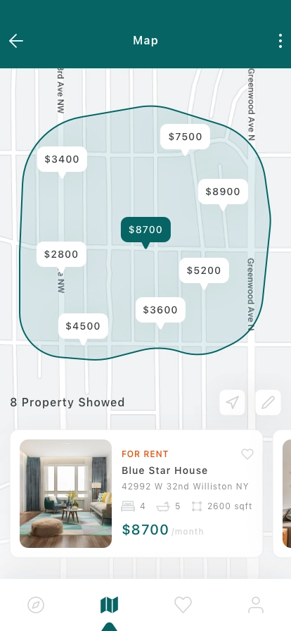 Rent Property Mobile App UI Kit - Screenshot 3