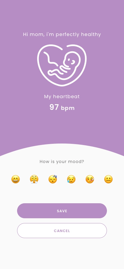 Pregnancy Medical Mobile App UI Kit - Screenshot 1