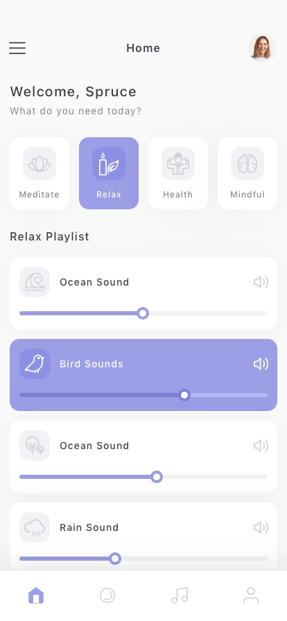 Mindfulness Mobile App UI Kit - Screenshot 5
