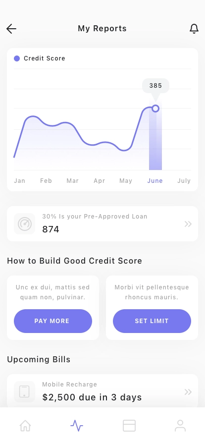 Credit Card Management Mobile App UI Kit - Screenshot 3