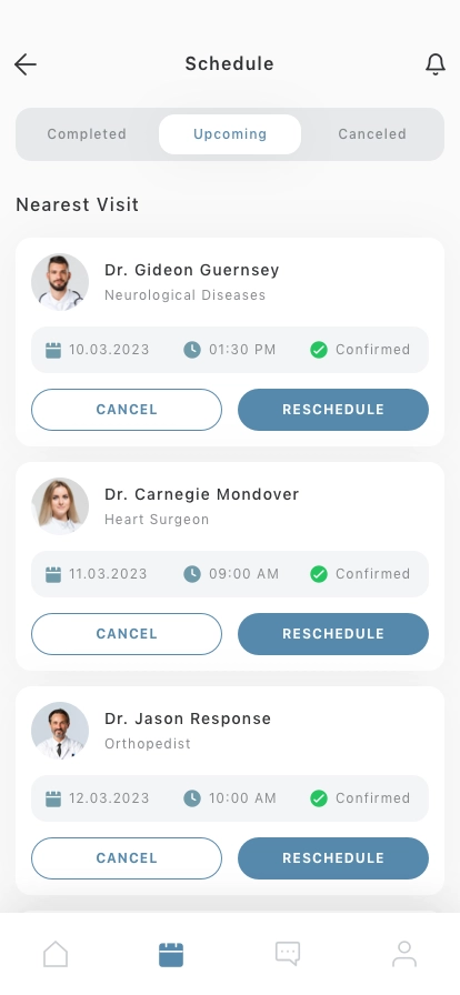 Medical Care Mobile App UI Kit - Screenshot 2