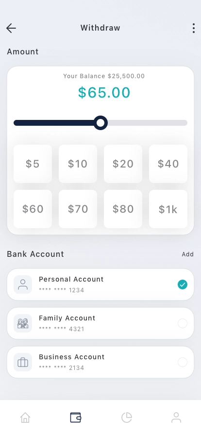 Money Transfer Mobile App UI Kit - Screenshot 3