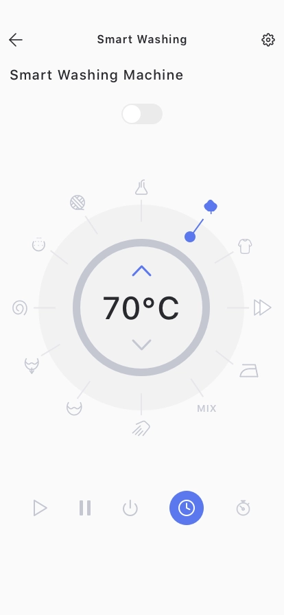 Smart Washing Machine App UI Kit - Screenshot 4
