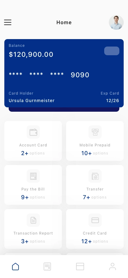 Credit Card Management Mobile App UI Kit - Screenshot 1