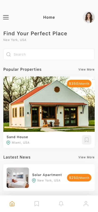 Real Estate Platform App UI Kit - Screenshot 1