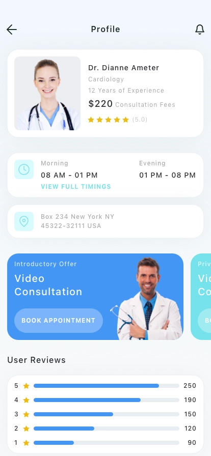 Health & Medical Mobile App UI Kit - Screenshot 4