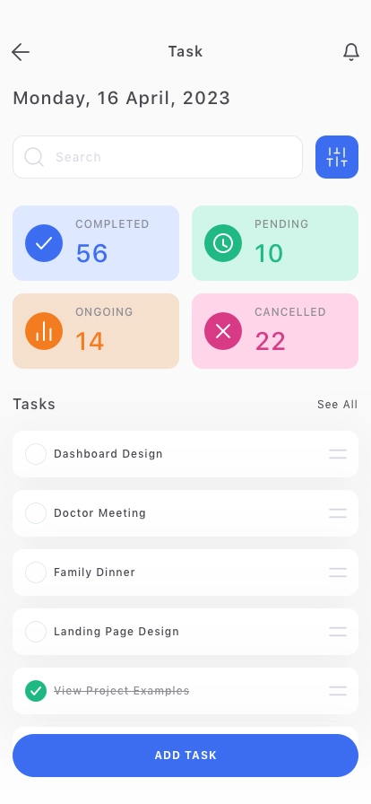 Dashboard Mobile App UI Kit - Screenshot 5