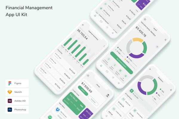 Financial Management App UI Kit